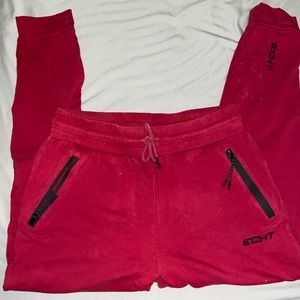 Echt Apparel Red Joggers